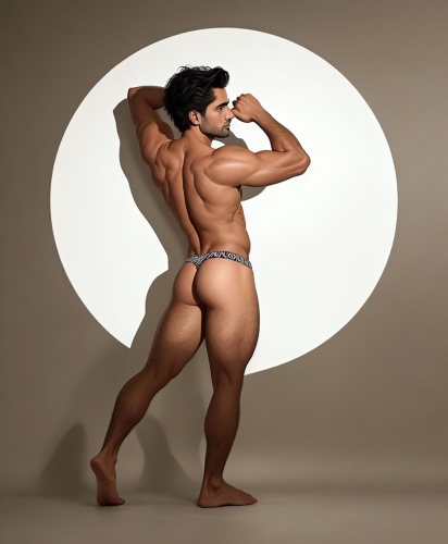 Posing In The Spotlight